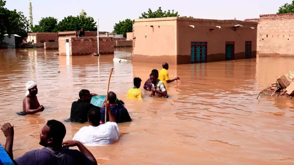 متضررين فيضانات السودان