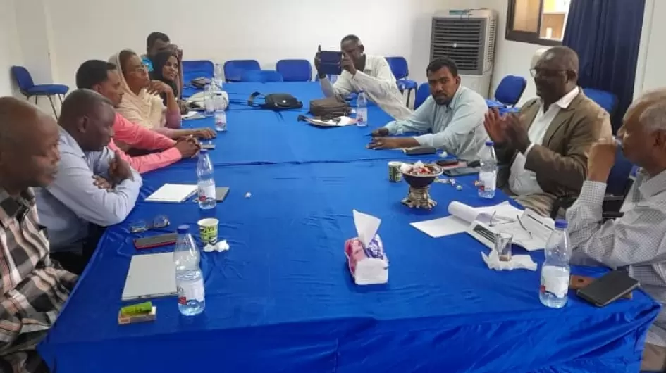 اجتماع نقابة الصحفيين في السودان