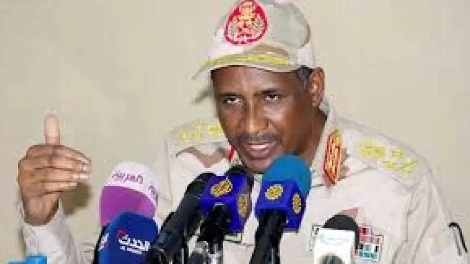 نائب رئيس مجلس السيادة الإنتقالي دقلو