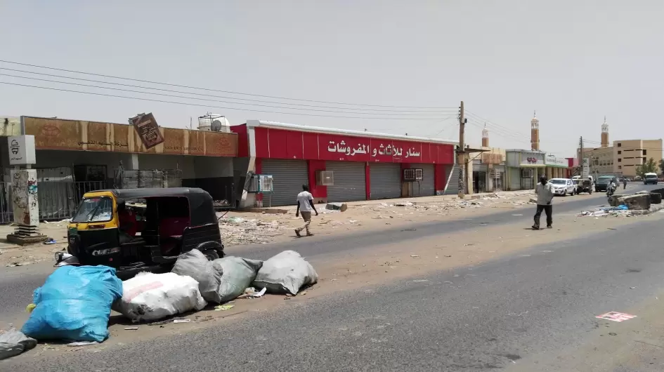 اغلاق الطريق بين سنار ومدني في السودان