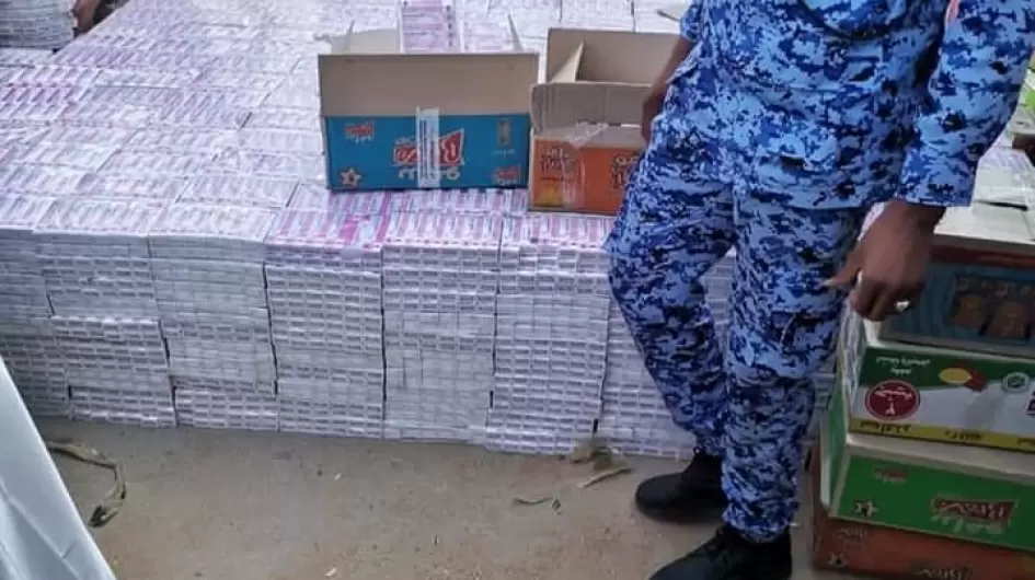 جمارك وادي حلفا تضبط  صباعات كريم محظور