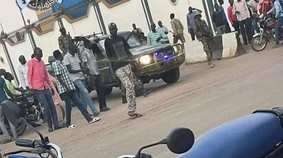 محاوله فا شله لاقتحام البنك المركزي لدولة جنوب السودان