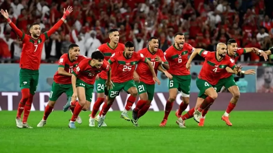 لاعبي المنتخب المغربي