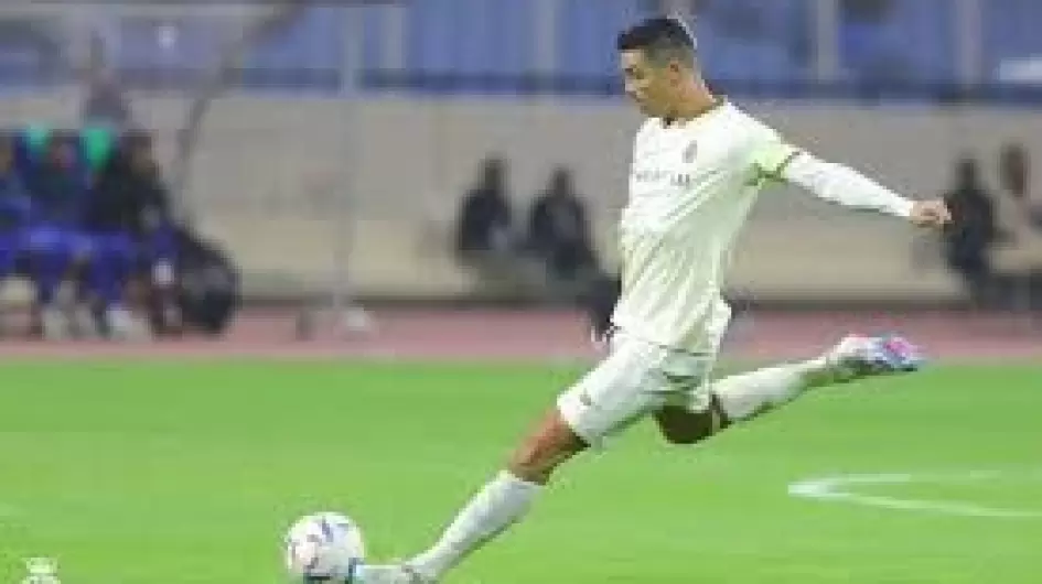 لاعب النصر السعودي رونالدو
