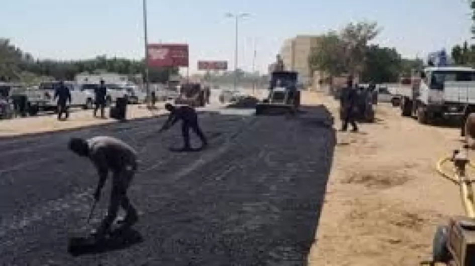 تأهيل الطرق بالخرطوم