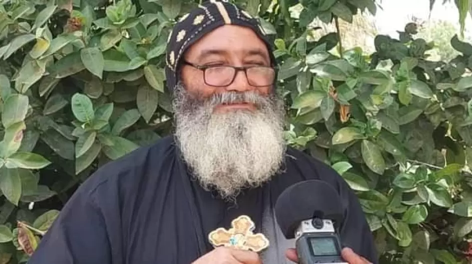 القس برنابة الانطونى كاهن الكنيسة القبطية فى كادقلي